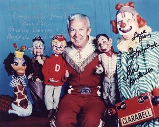 Buffalo Bob & Clarabell autograph