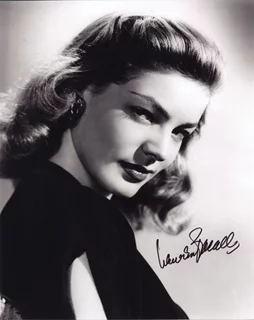 Lauren Bacall autograph