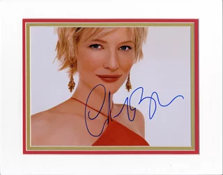 Cate Blanchett autograph