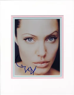 Angelina Jolie autograph