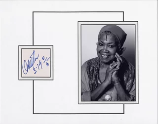 Odetta Gordon autograph