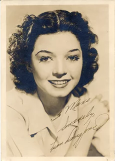 Frances Langford autograph