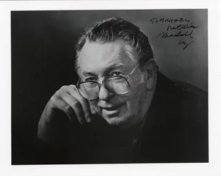 Macdonald Carey autograph