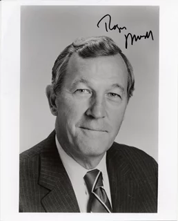 Roger Mudd autograph