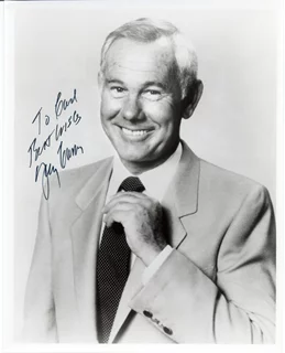Johnny Carson autograph