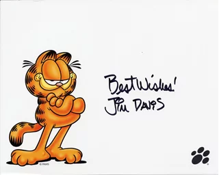 Jim Davis autograph