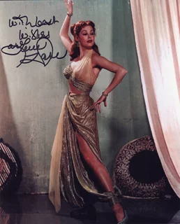 Arlene Dahl autograph