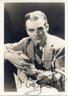 James Cagney autograph
