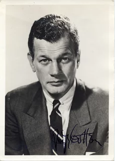 Joseph Cotton autograph