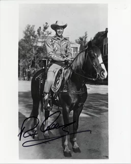 Rex Allen autograph