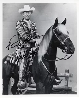 Rex Allen autograph