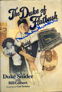 Duke Snider autograph