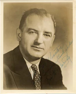 Senator Joseph McCarthy autograph