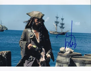 Johnny Depp autograph