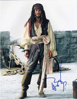 Johnny Depp autograph