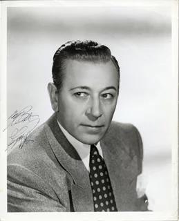 George Raft autograph