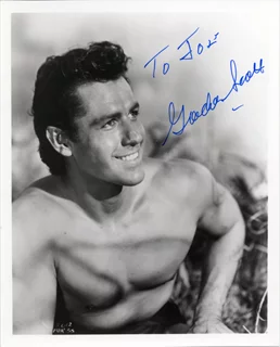 Gordon Scott autograph