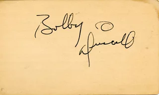 Bobby Driscoll autograph