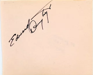 Edward Dmytryk autograph