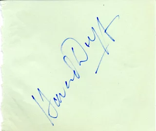 Howard Duff autograph