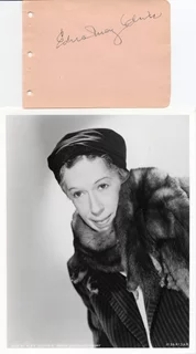 Edna May Oliver autograph