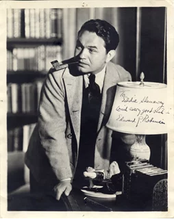 Edward G. Robinson autograph