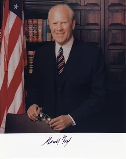 Gerald Ford autograph