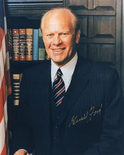 Gerald Ford autograph