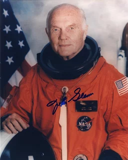 John Glenn autograph