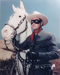 Clayton Moore autograph