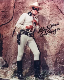 Clayton Moore autograph
