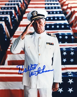 Robert Mitchum autograph