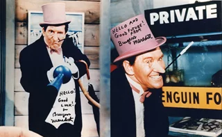 Burgess Meredith autograph