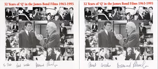 Desmond Llewelyn autograph