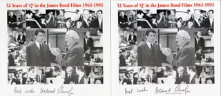 Desmond Llewelyn autograph