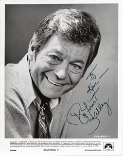 Deforest Kelley autograph