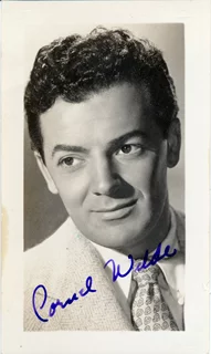 Cornel Wilde autograph