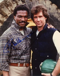 Billy Dee Williams & Parker Stevenson autograph
