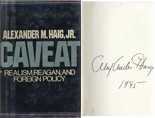 Alexander Haig autograph
