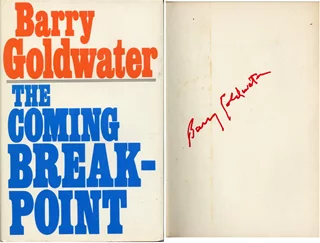 Barry Goldwater autograph