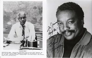 Ossie Davis & Paul Winfield autograph