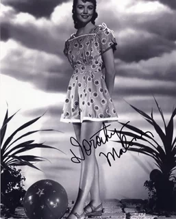Dorothy Malone autograph