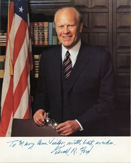 Gerald Ford autograph