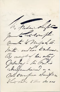 Fred Leighton autograph