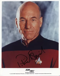 Patrick Stewart autograph