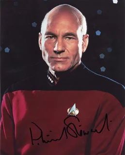 Patrick Stewart autograph