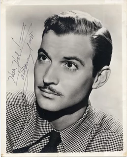 Zachary Scott autograph