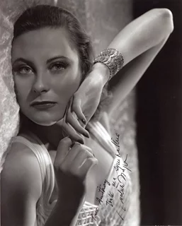 Michele Morgan autograph