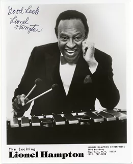 Lionel Hampton autograph
