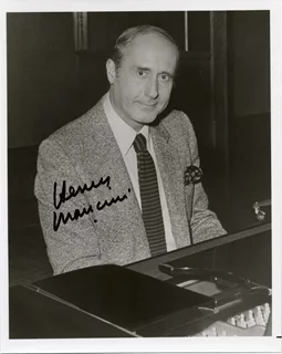 Henry Mancini autograph